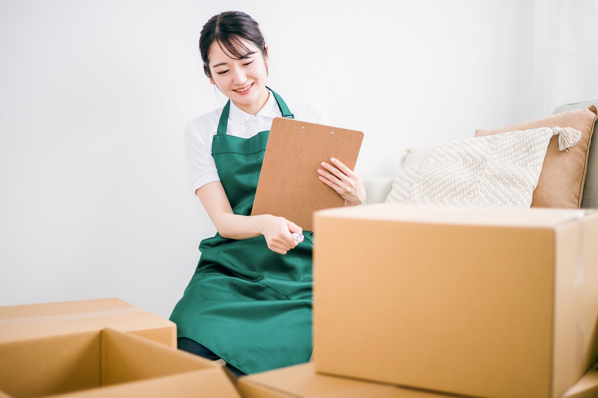 引越し　荷解き